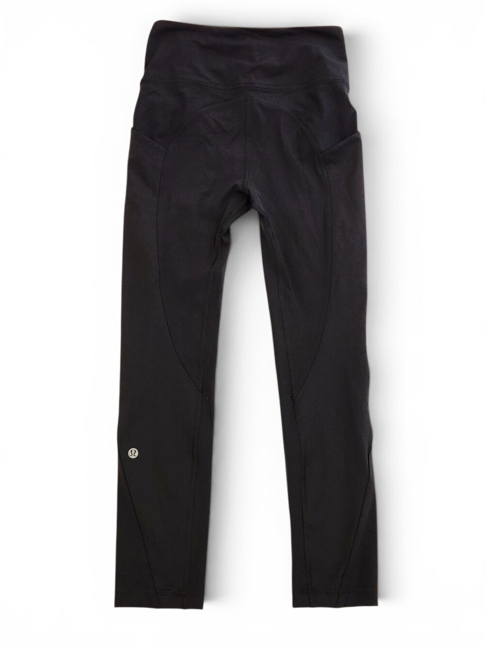 lululemon athletica All The Right Places HRCrop 23" Black Leggings Size 4 - Picture 2 of 4